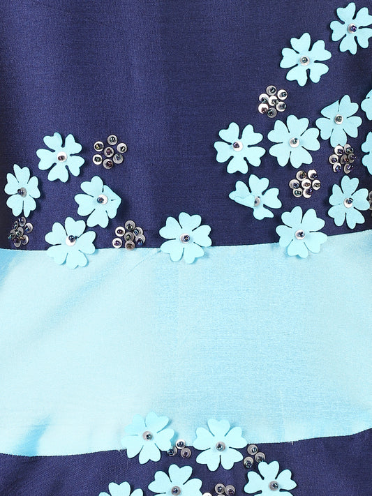 Blue Hibiscus Dress