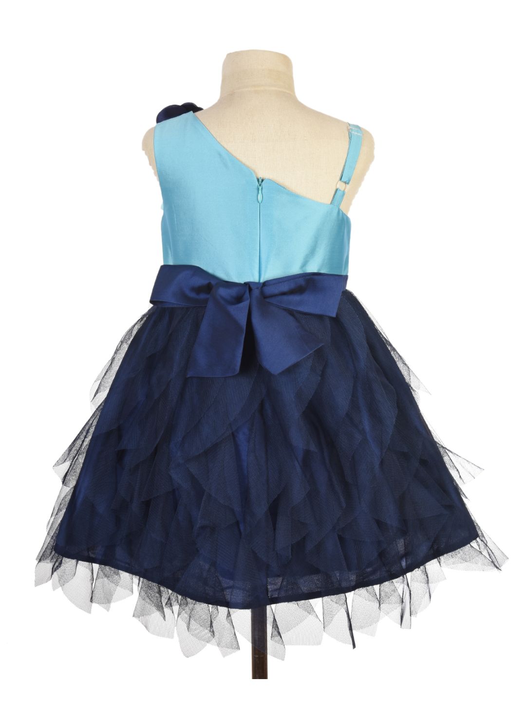 Azure Cascade Dress