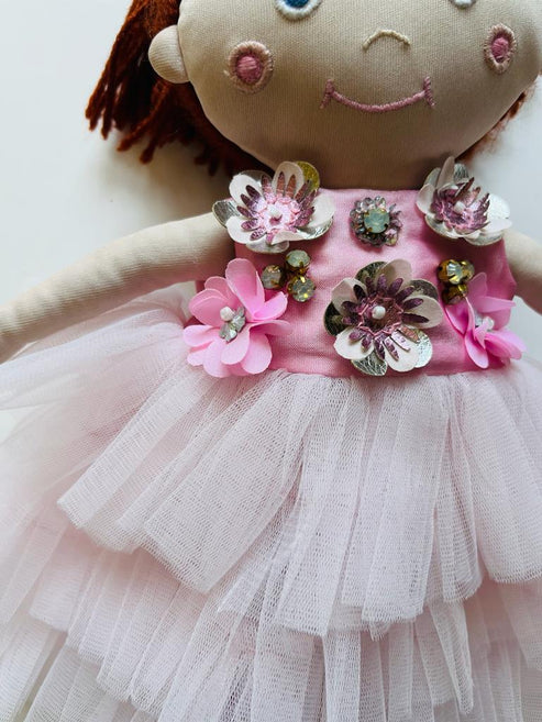 Pink Florence Dress & doll Set