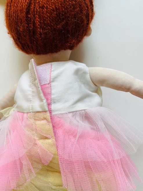 Whispering pink dress & doll Set