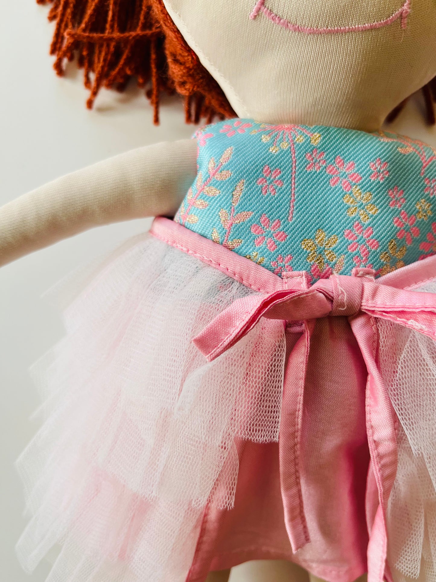 Detachable Ruffle Gown & doll Set