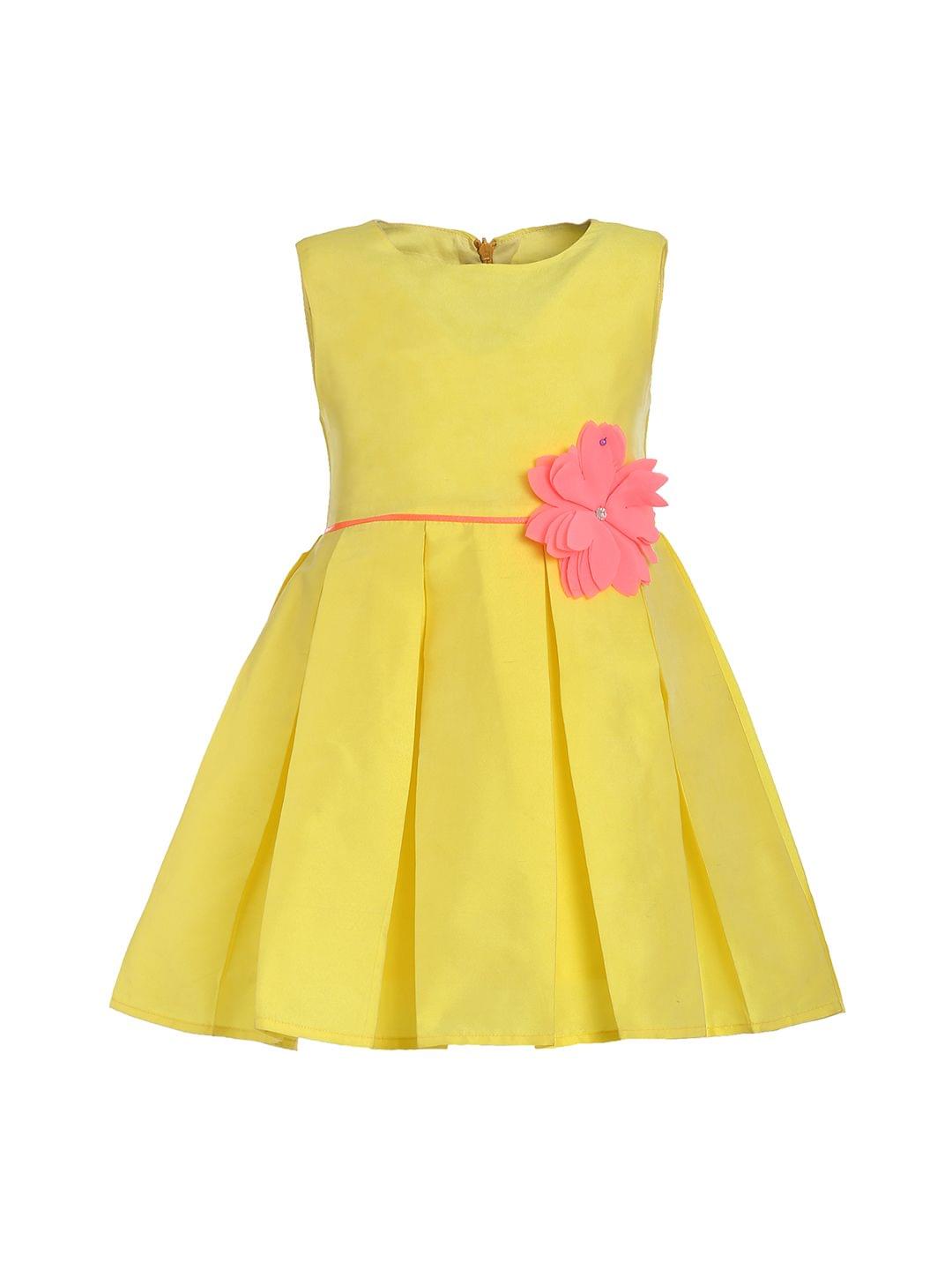Yellow Lonely Flower Dress