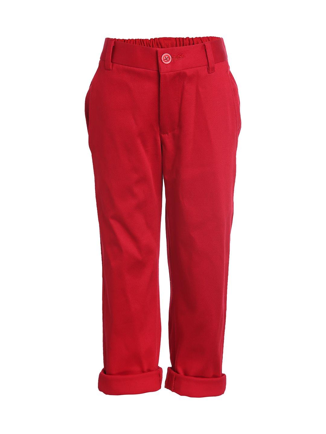 Boys Red Trouser