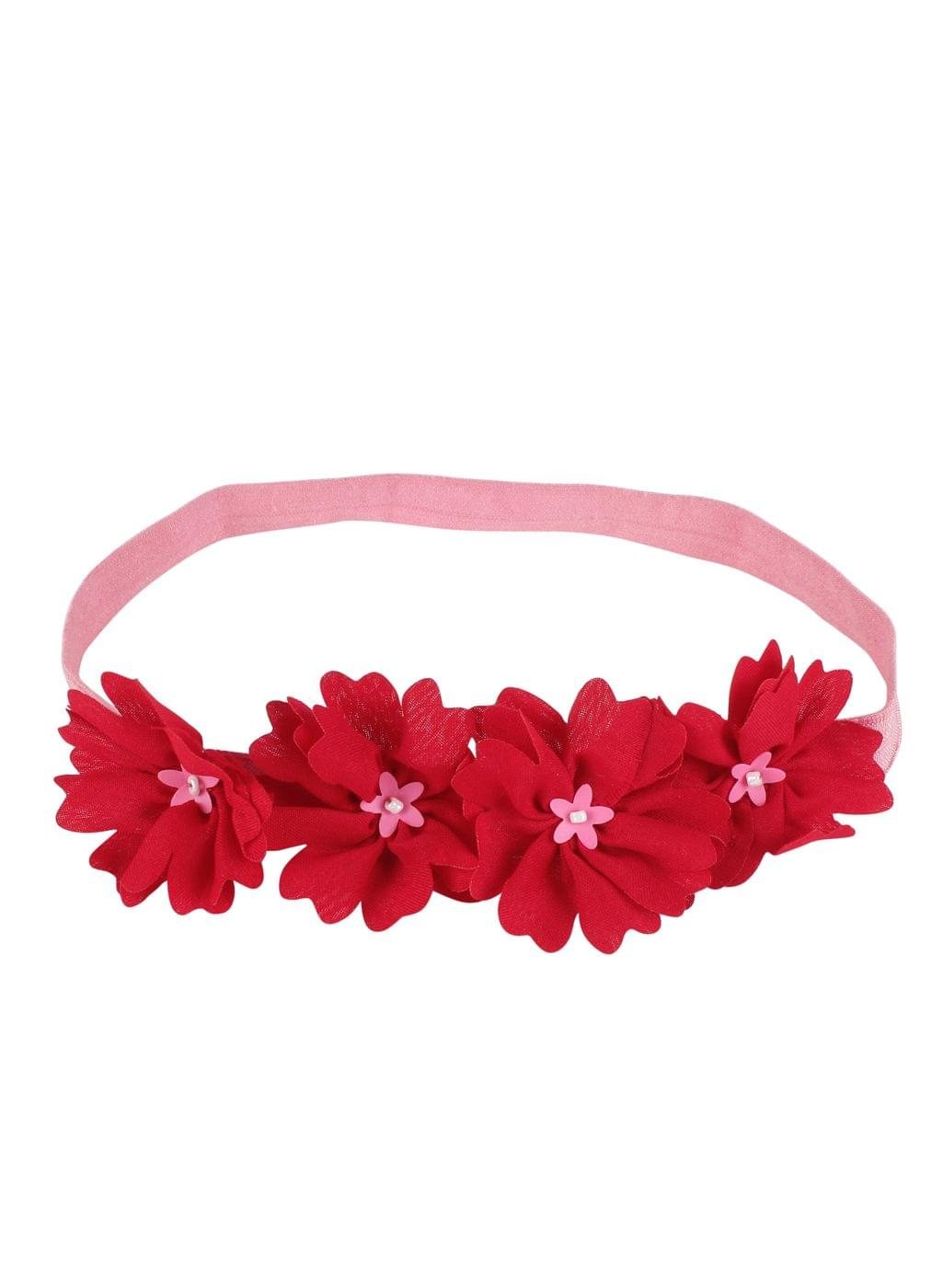Pink Shoulder Flower Headband
