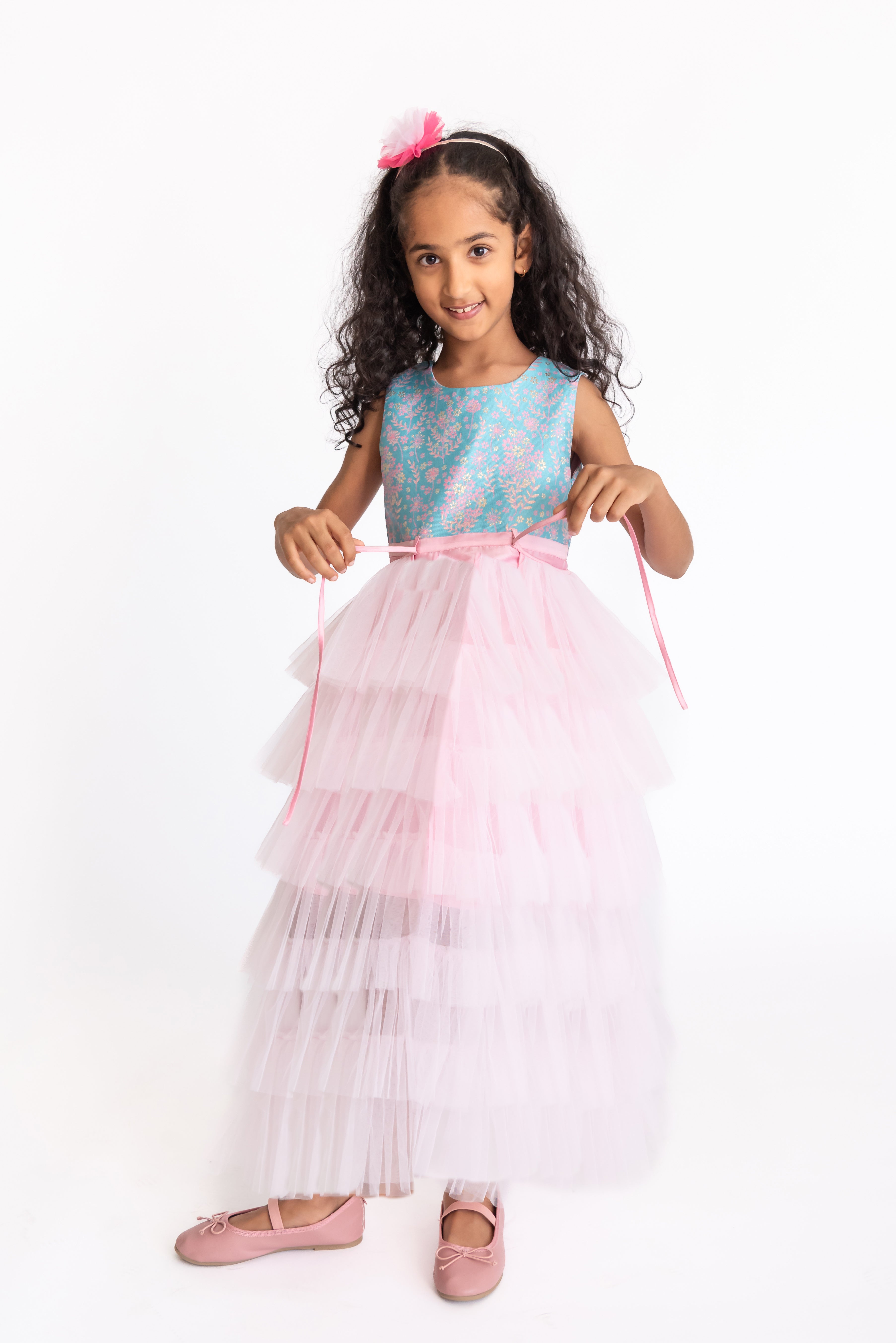 Detachable Ruffle Gown – A Little Fable