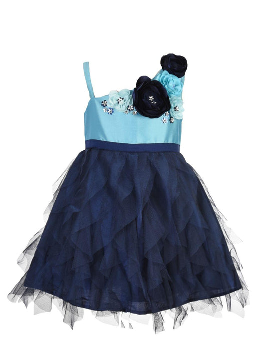 Azure Cascade Dress